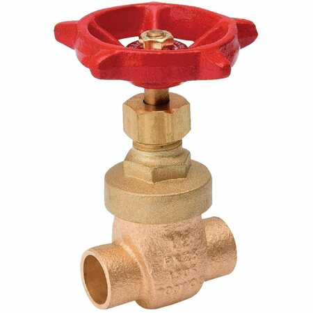 PROLINE 3/4 In. S x 3/4 In. S Bronze Solder Gate Valve 100-704NL